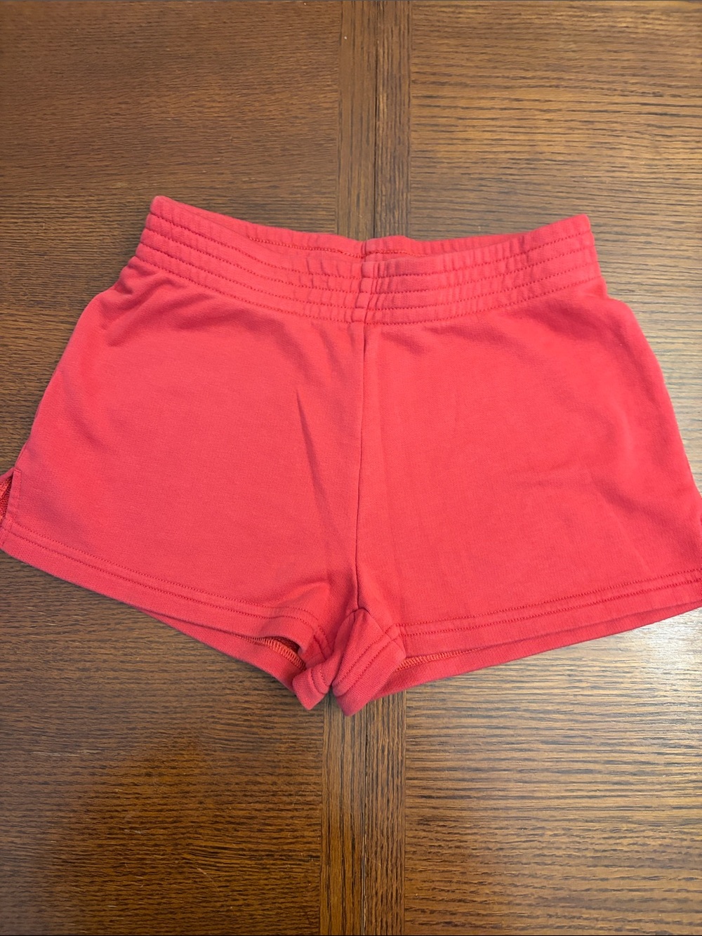 TNA AiryAF fleece Coral-Red Athletic Knit Shorts